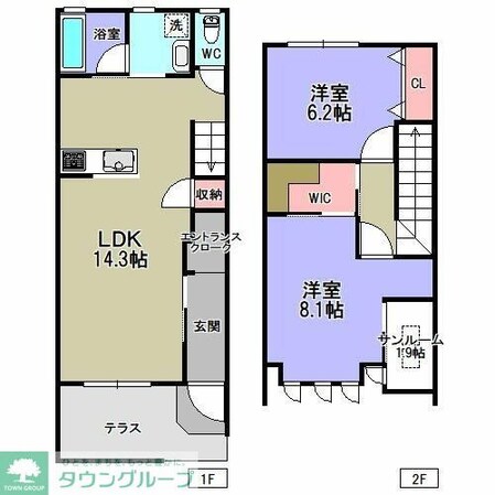 YESMOREIIの物件間取画像